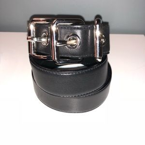 Miu Miu Black 3 buckle belt